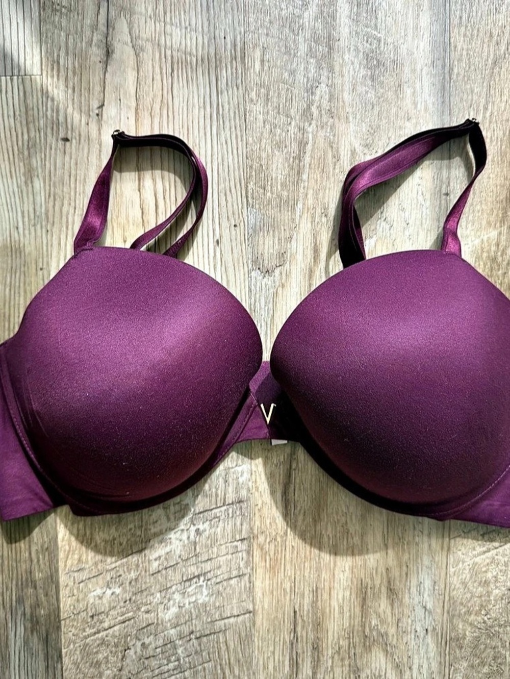 Victoria's Secret Love Cloud Smooth Push-Up Bra Purple 40DD